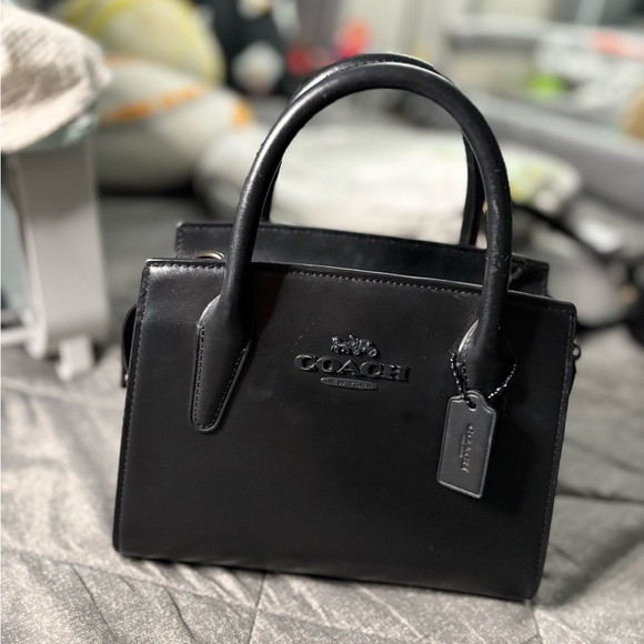 Coach Black Satchel Bag - Picture 1 of 5